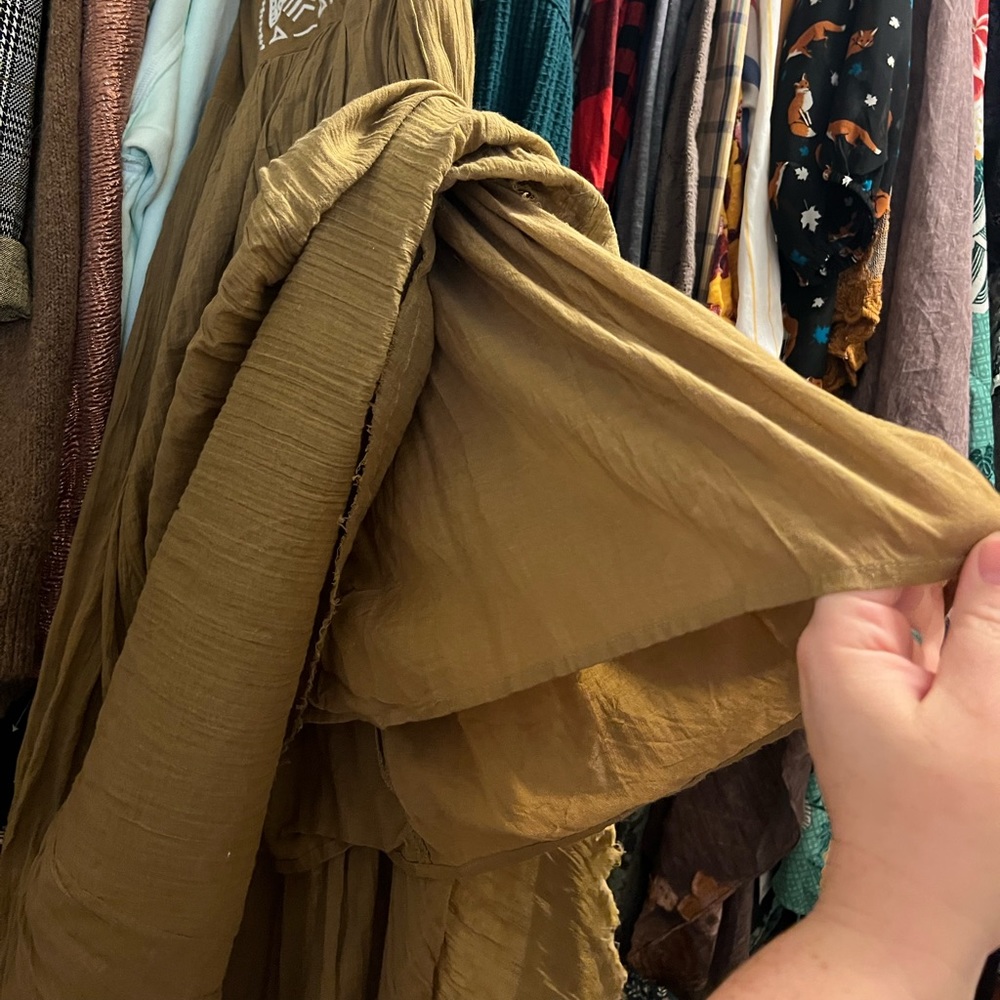 Free People mustard Aztec dress - Picture 4 of 4